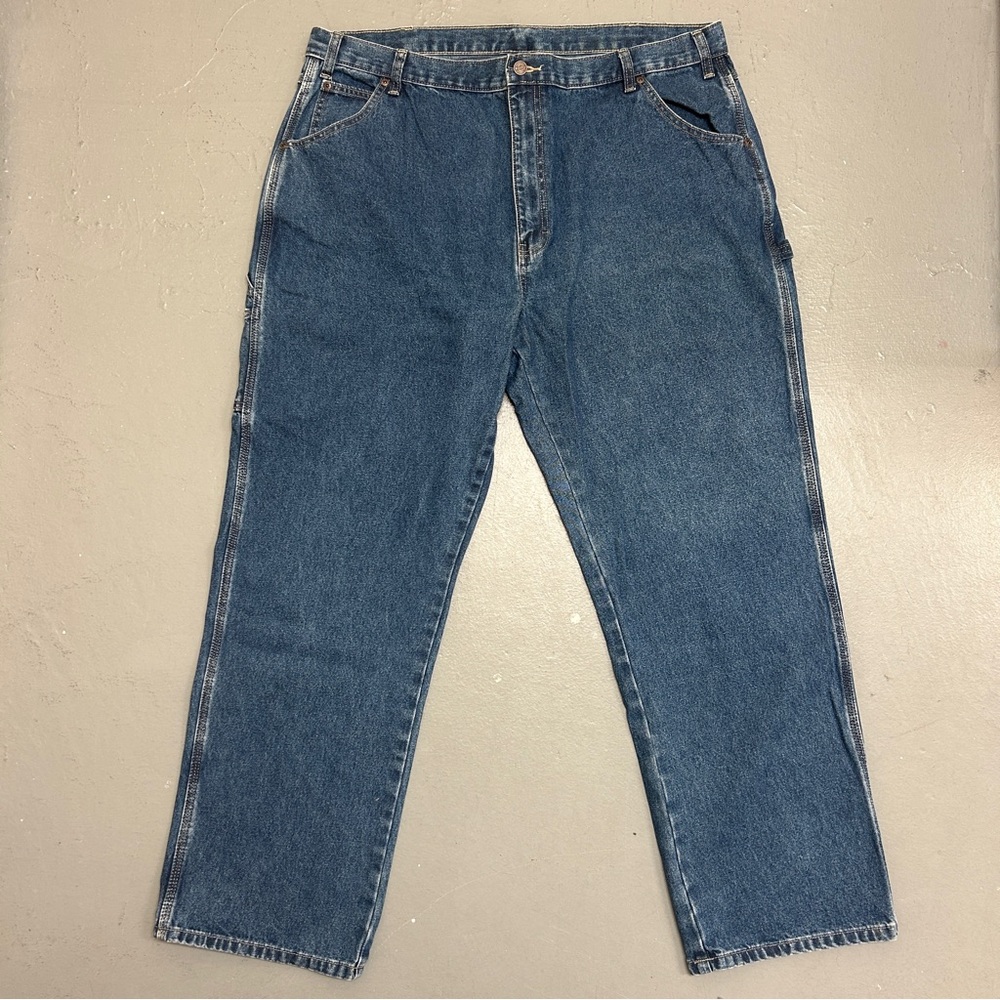 Dickies Men's Relaxed Fit Blue Jeans